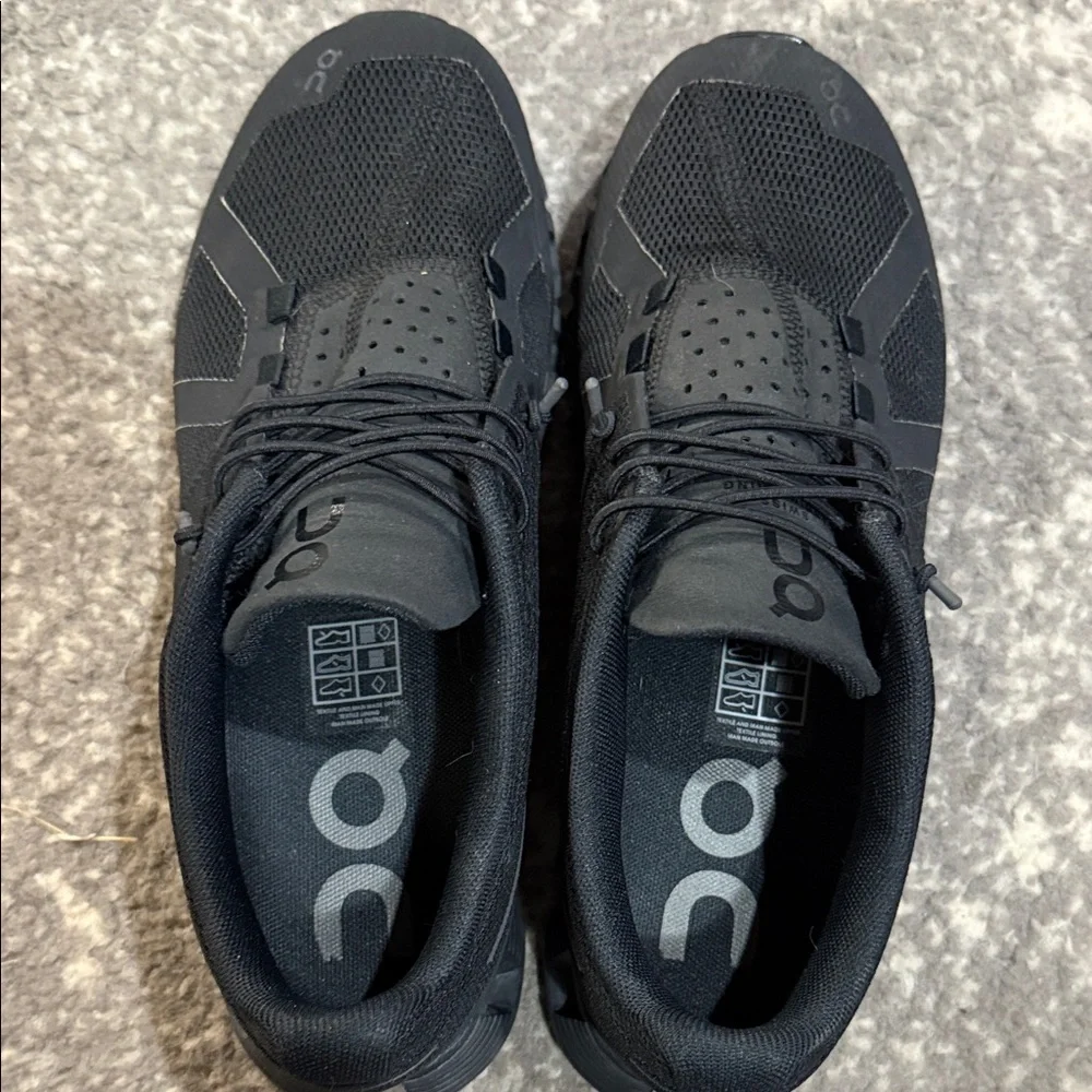 On Running Black Athletic Shoes - Picture 4 of 6